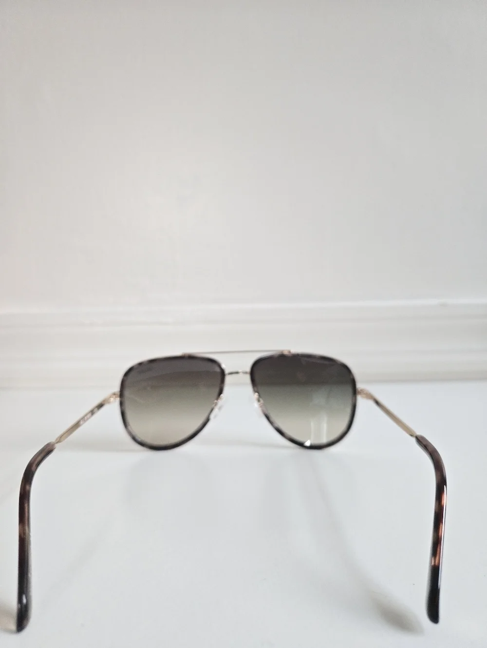 New Quay x JLo Limited Edition All In Mini Frame Green Fade Lens Mini Aviators